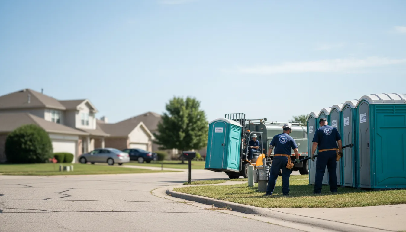Porta Potty Rental in Ninnekah, OK near me
